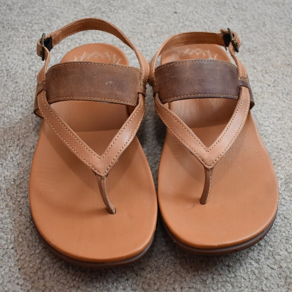 Chaco Maya II Leather Sandal US 7/ UK 38 Sand